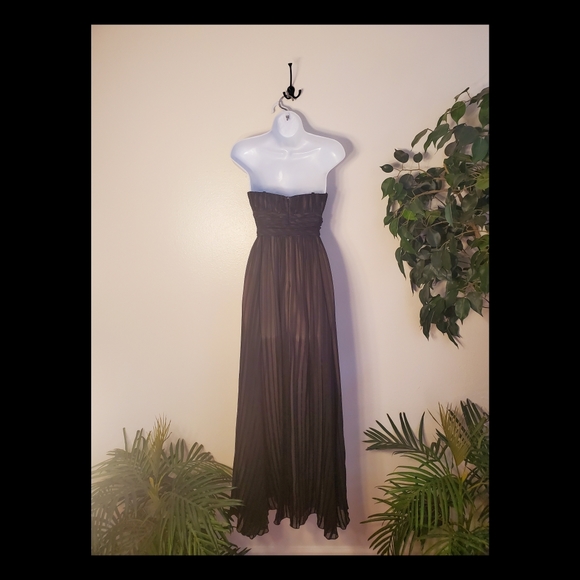 BCBGMAXAZRIA BLACK STRAPLESS DRESS SZ. 2P - Picture 2 of 7